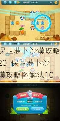 保卫萝卜沙漠攻略20_保卫萝卜沙漠攻略图解法10