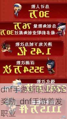 dnf手游新职业预定奖励_dnf手游首发职业