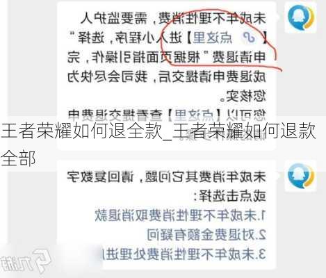 王者荣耀如何退全款_王者荣耀如何退款全部