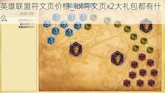 英雄联盟符文页价格_lol符文页x2大礼包都有什么