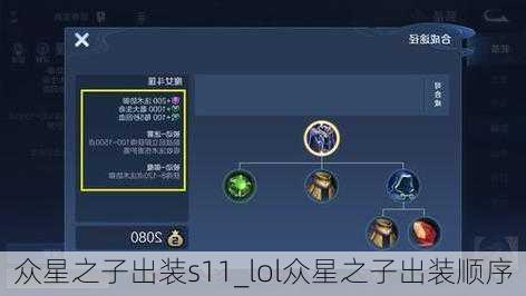 众星之子出装s11_lol众星之子出装顺序