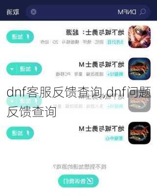 dnf客服反馈查询,dnf问题反馈查询