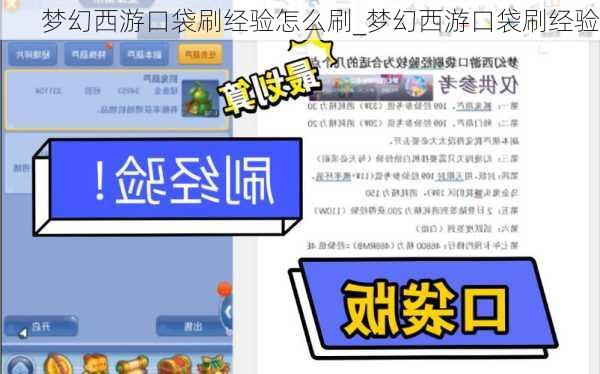 梦幻西游口袋刷经验怎么刷_梦幻西游口袋刷经验