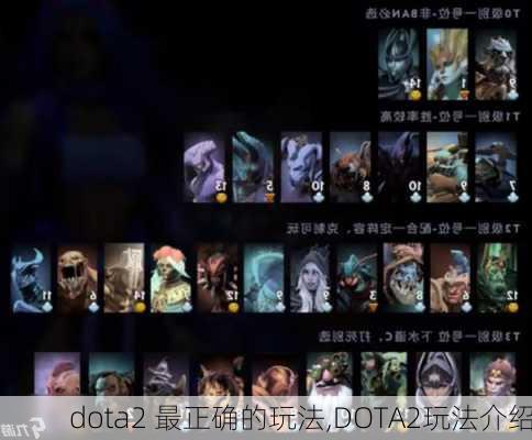 dota2 最正确的玩法,DOTA2玩法介绍