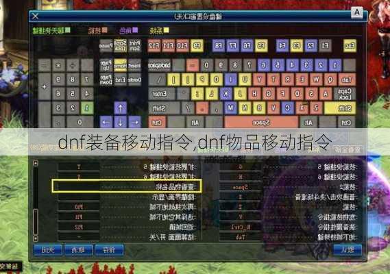 dnf装备移动指令,dnf物品移动指令