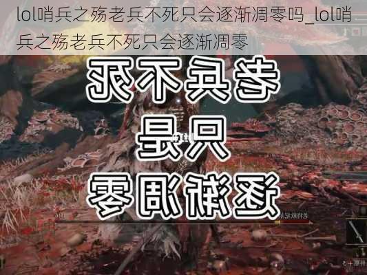 lol哨兵之殇老兵不死只会逐渐凋零吗_lol哨兵之殇老兵不死只会逐渐凋零