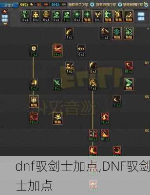 dnf驭剑士加点,DNF驭剑士加点