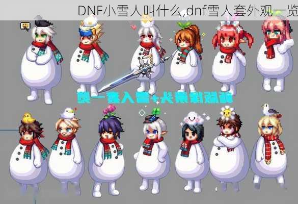 DNF小雪人叫什么,dnf雪人套外观一览