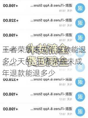 王者荣耀未成年退款能退多少天的_王者荣耀未成年退款能退多少