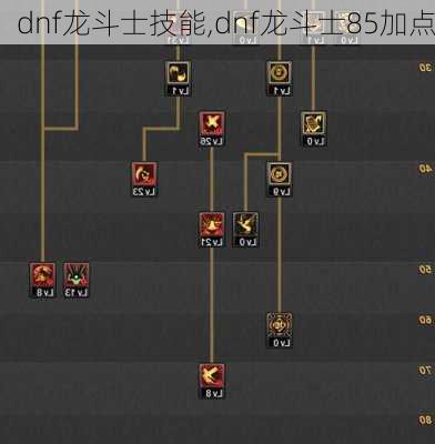 dnf龙斗士技能,dnf龙斗士85加点