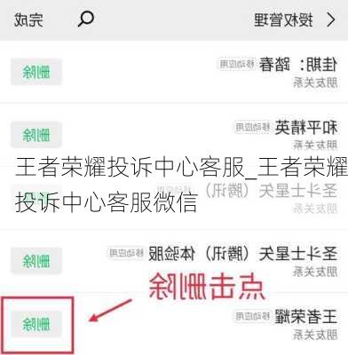 王者荣耀投诉中心客服_王者荣耀投诉中心客服微信