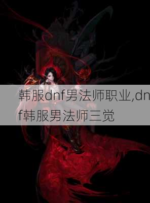 韩服dnf男法师职业,dnf韩服男法师三觉