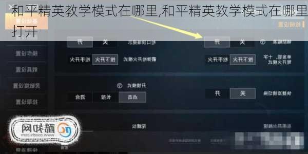 和平精英教学模式在哪里,和平精英教学模式在哪里打开