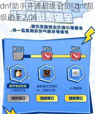 dnf助手开通超级会员_dnf超级助手2.06