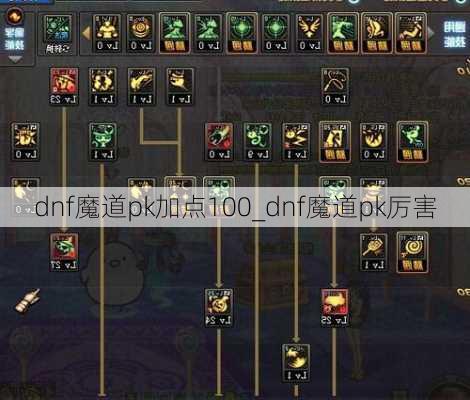 dnf魔道pk加点100_dnf魔道pk厉害