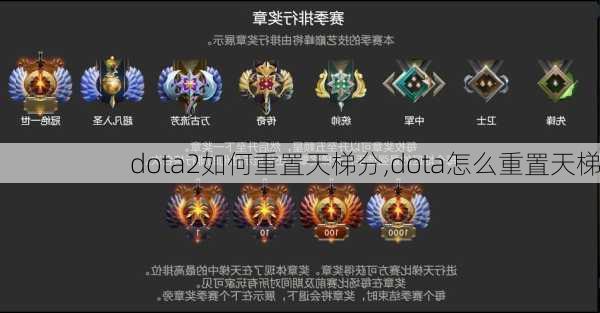 dota2如何重置天梯分,dota怎么重置天梯