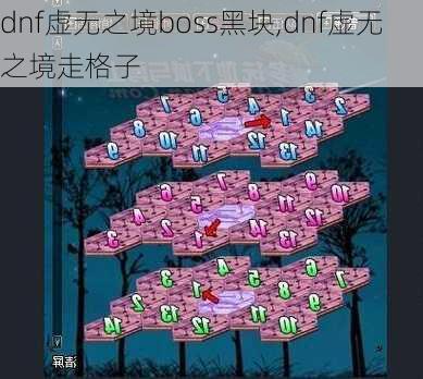 dnf虚无之境boss黑块,dnf虚无之境走格子