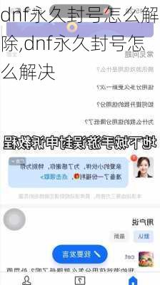 dnf永久封号怎么解除,dnf永久封号怎么解决