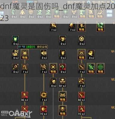 dnf魔灵是固伤吗_dnf魔灵加点2023