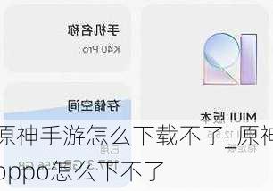 原神手游怎么下载不了_原神oppo怎么下不了