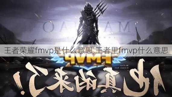 王者荣耀fmvp是什么意思,王者里fmvp什么意思