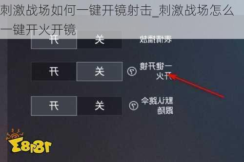 刺激战场如何一键开镜射击_刺激战场怎么一键开火开镜