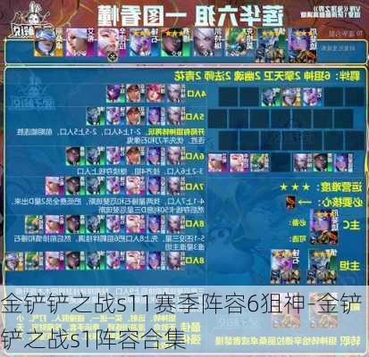 金铲铲之战s11赛季阵容6狙神-金铲铲之战s1阵容合集