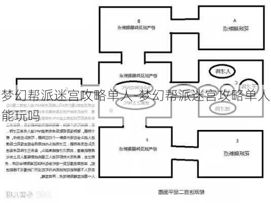 梦幻帮派迷宫攻略单人-梦幻帮派迷宫攻略单人能玩吗